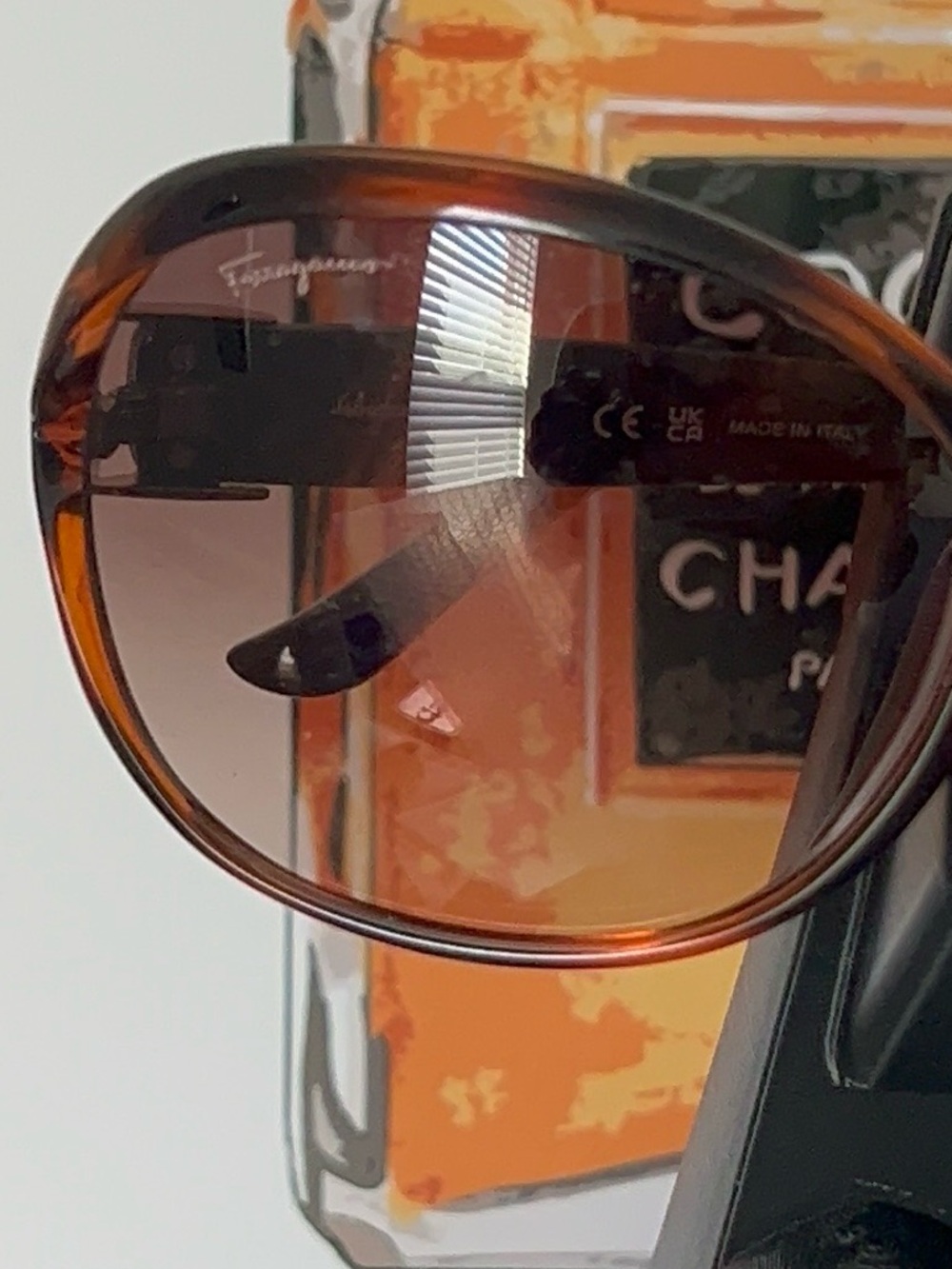 Salvatore Ferragamo Tortoiseshell Brown Gradient Lens Sunglasses - Picture 6 of 8